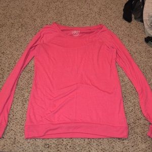 Pink long sleeve shirt
